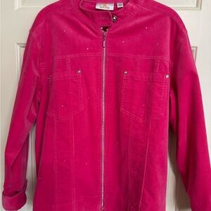 Barely worn pink corduroy jacket​